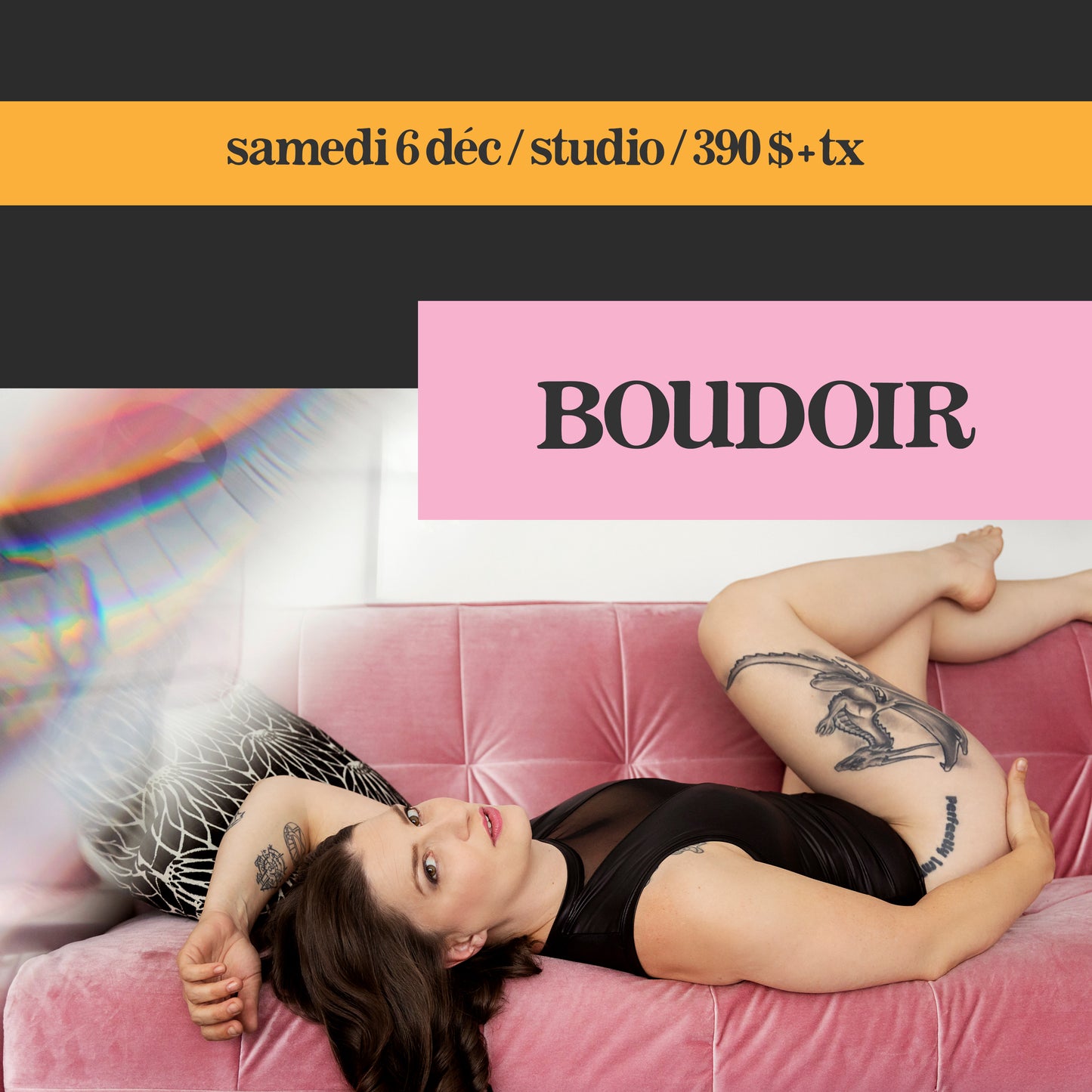 Expérience photo Boudoir